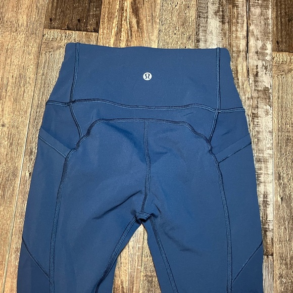 Lululemon All The Right Places Crop II *23" in Code Blue Women’s Size 2 - Picture 6 of 6